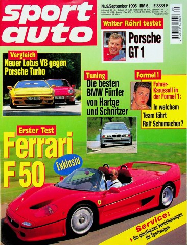 Deckblatt Sport Auto (09/1996)